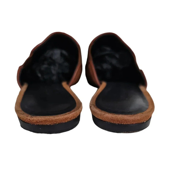 Jenni Kayne Suede Mules Saddle Size 8 - Picture 10 of 11